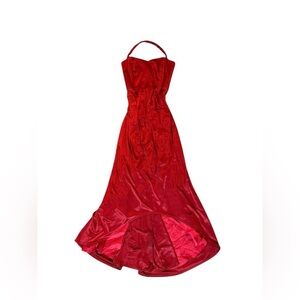 Elegant Red holiday Evening Gown, medium